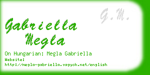 gabriella megla business card